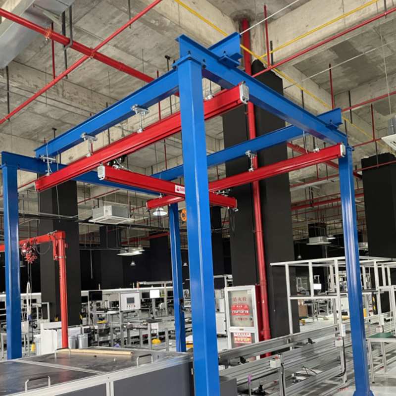 销售组合式钢性kbk起重机流水线智能平衡器机床加工用智能吊机