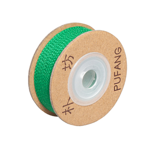 朴坊华夫格包芯棉线文玩棉绳无弹力可烧耐磨百香金刚凤眼专用绳