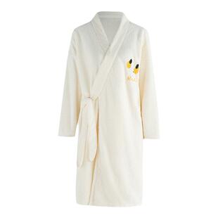 速干加大男女浴袍睡袍新款比全棉纯棉吸水可穿式浴巾居家长袖睡衣