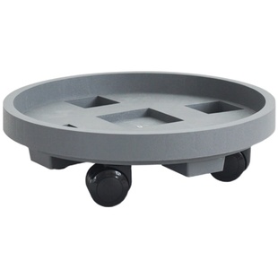 移动花盆陶瓷植物龟背竹托盘绿植底盘滚轮底座滑轮带轮轮子盆栽大