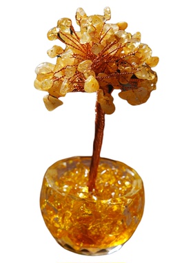 灵隐马年发财树摆件招财摆件