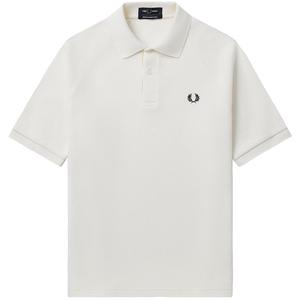 FRED PERRY男士休闲POLO衫2025夏季新款宽松麦穗刺绣短袖潮M9885