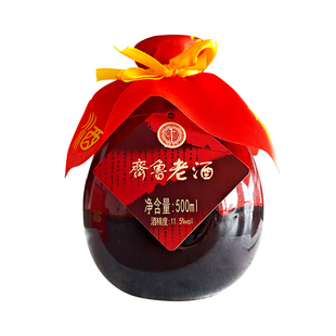 齐鲁即墨老酒传统即墨黄酒十二年陈酿坛装黄酒整箱礼盒官方旗舰店