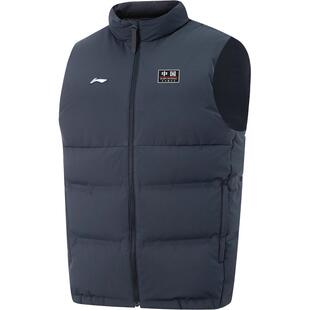 李宁荣耀系列羽绒马甲男士官方新款男装立领上衣冬季鸭绒运动服