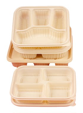 一次性饭盒可降解玉米淀粉餐盒