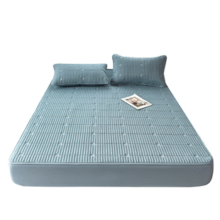 高端刺绣防水隔尿床笠2026新款床罩四季通用床垫保护罩防滑床单套