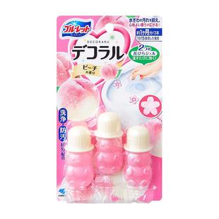 日本小林制药马桶清洁开花凝胶小花带香味清洁清新去异味洁厕消臭