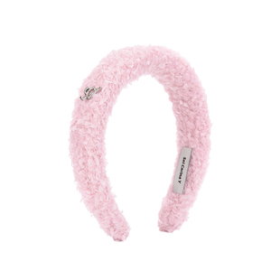 Sei Carina Y粗花呢爱心logo发箍女不勒头甜美百搭设计感高级新款