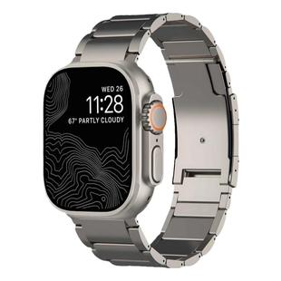 ERFG适用AppleWatch Ultra3表带新款S11钛合金S10苹果S9手表表带iwatch纯钛金属高级感SE男女7创意49/46/45mm