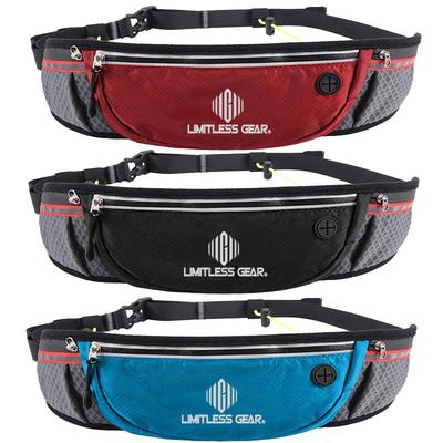 运动腰包触屏防水透气男女