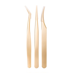 嫁接睫毛高精度镊子美睫师专用睫毛夹镊子美睫店工具专用金羽夹子