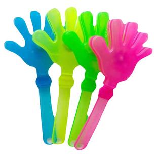 28cm大号拍手器小手拍玩具巴掌拍拍手塑料手掌发光拍手拍掌鼓掌拍