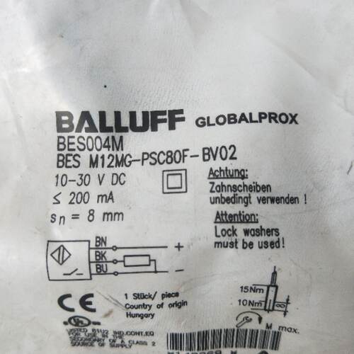 议价全新正品 巴鲁夫 BES M12MG-PSC80F-BV02 BES004M 实物拍摄