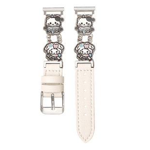 适用小米watchs4手表带真皮女款xiaomi watch s4sport新款智能运动watch5腕带创意s5女士表链高级感41mm专用