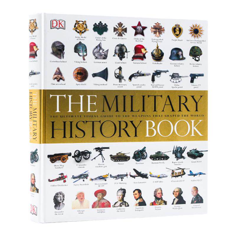 DK军事武器大百科视觉图录 英文原版 The Military History Book  军事历史百科全书 精装 青少年英语阅读 课外读物