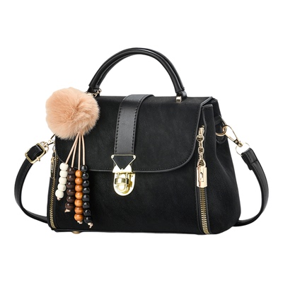 百搭锁扣洋气斜挎手提女士包包潮
