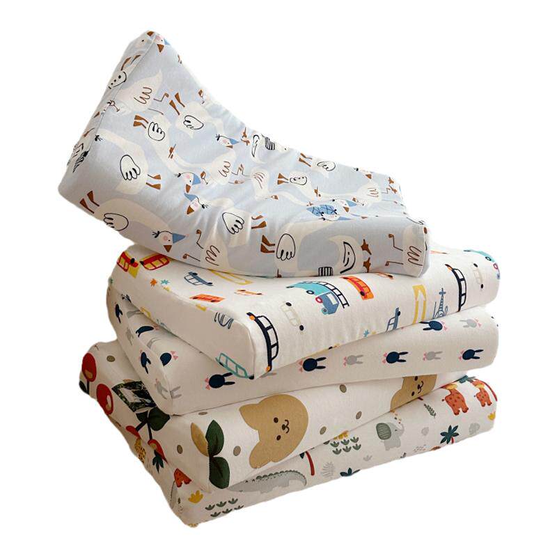 儿童枕套乳胶全棉针织A类新款单只装30x50枕头套精梳棉宝宝44x27