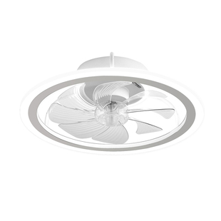 雷士照明led灯客厅灯餐厅卧室主灯简约现代摇头隐形风扇灯卧室灯