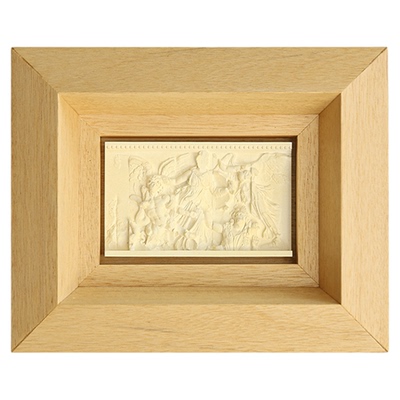 空合 浮雕画小众北欧中古风 软装书房卧室展柜复古设计装饰摆件