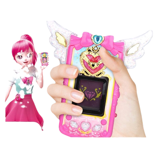 奇妙萌可召唤手机儿童玩具闪亮宝石爱心公主女孩过家家生日礼物