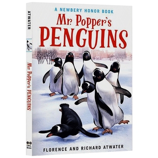 波普先生的企鹅 Mr Popper's Penguins 英文原版 纽伯瑞儿童文学奖银奖 课外阅读 国际大奖小说 理查德阿特沃特 Richard Atwater