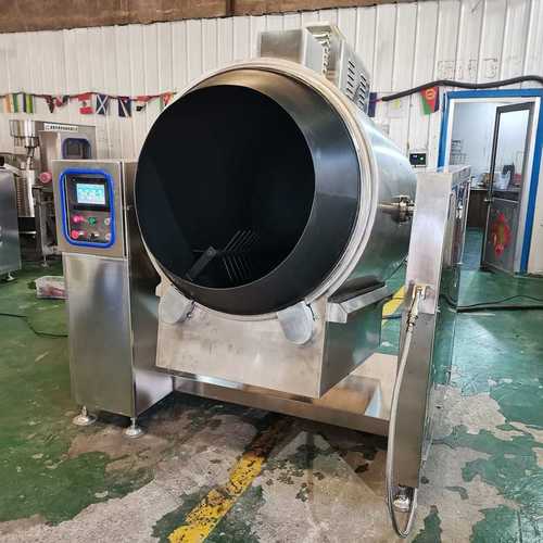 智能炒饭炒面机 全自动旋转滚筒炒菜机 商用中央厨房旋转搅拌炒锅