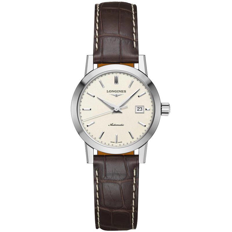 Longines浪琴 1832系列瑞士手表男女情侣表对表女表L4.325.4.92.2