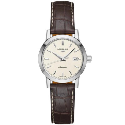 Longines浪琴 1832系列瑞士手表男女情侣表对表女表L4.325.4.92.2