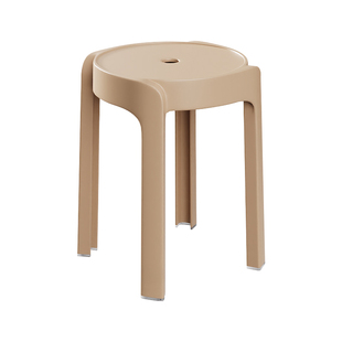 塑料凳子结实耐用家用待客备用胶凳加厚可叠放简约高级餐桌高板凳