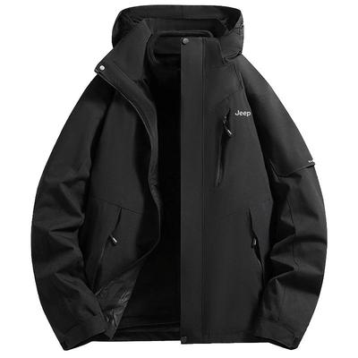 吉普冲锋外套户外三合一两件套