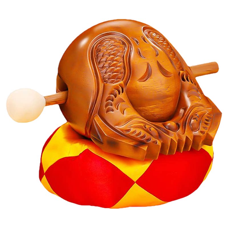 木鱼家用静心法器实木