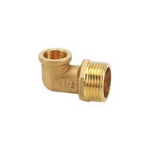 1寸内丝转4分外丝异径内外牙90度黄铜双外丝1分2分3分6分变径弯头