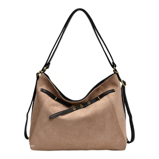 一包三背单肩包大容量包包女2025新款通勤双肩后背包麂皮绒托特包