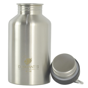 大容量食品级304不锈钢运动水壶户外便携车载单层水杯全钢酒壶2L