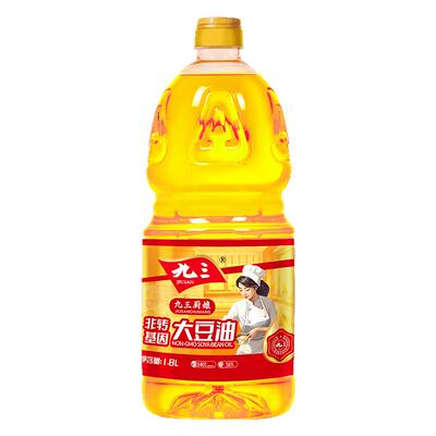 【闪购】九三厨娘非转基因一级大豆油1.8L