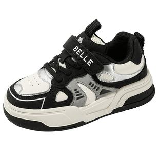 百丽童鞋儿童低帮板鞋男童运动鞋女童2025秋冬新款中大童鞋子宝宝