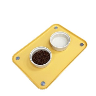 宠物猫咪餐桌自动喂食器盘狗猫碗增高台碗架餐垫支架护颈防漏食