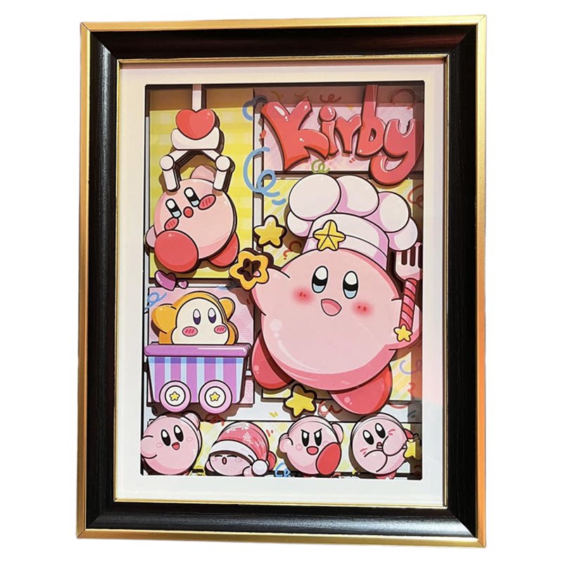 星之卡比卡通动漫3D立体画