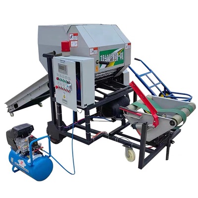 全自动青储打包机打捆包膜一体机