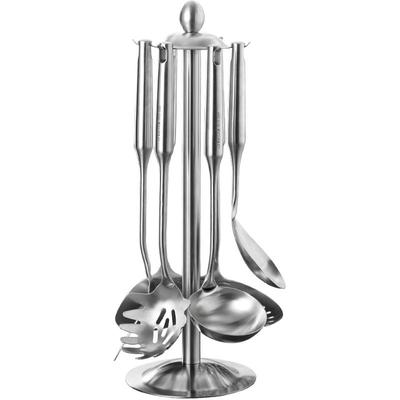 onlycook 厨房锅铲套装304不锈钢烹饪五件套炒菜铲子勺子铲勺汤勺