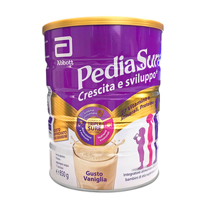 雅培意版欧洲小安素学生奶粉营养粉儿童成长营养香草味850g*1罐