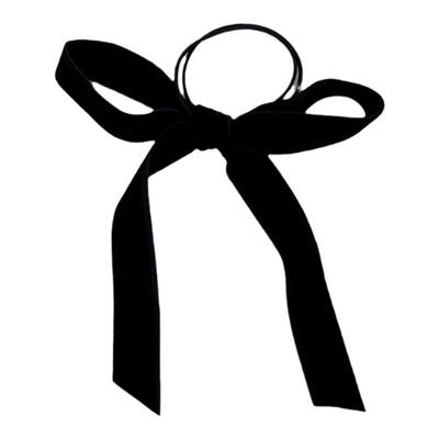 发绳丝绒复古低马尾发饰