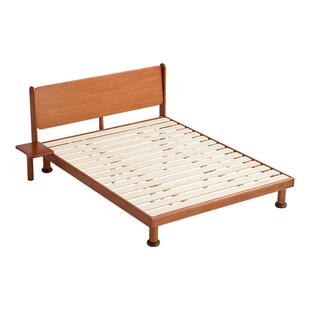 林氏复古风全实木儿童床卧室女童单人小床小户型男孩女孩床木业