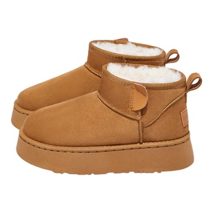 回力官方旗舰店厚底雪地靴女款冬季加绒女鞋面包鞋子女士保暖棉鞋