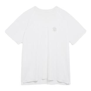 【限时特惠】dunhill登喜路男士Athluxury运动灰白色羊毛短袖T恤