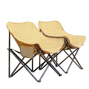 户外折叠椅月亮椅露营椅子沙滩椅便携式躺椅板凳野餐沙滩钓鱼桌椅