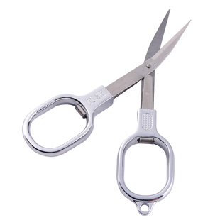 正品日美不锈钢小号拉伸式旅行剪刀折叠随身便携锋利小轻巧钓鱼剪