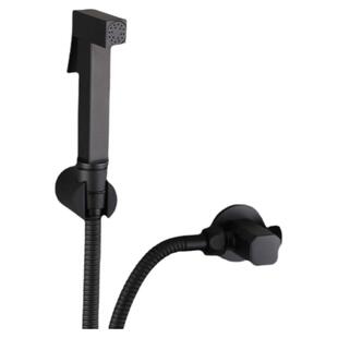 全铜马桶喷枪高增压冲洗器水龙头喷头家用卫生间多功能共用哑黑色