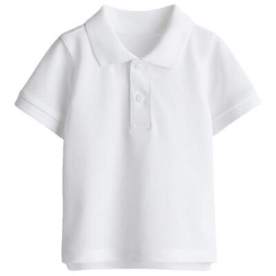 HM童装男婴POLO衫春季翻领短袖法式珠地棉上衣1227353