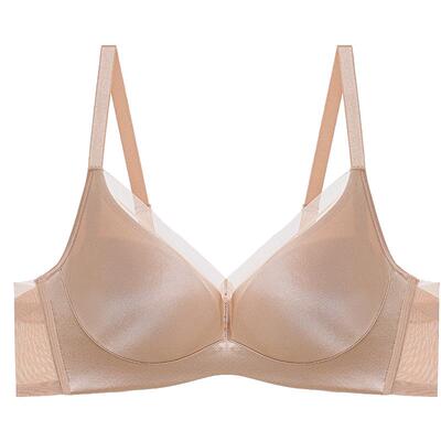 爱慕美体26春夏光影内衣女3/4无钢圈中厚隐孔模杯文胸AD170661